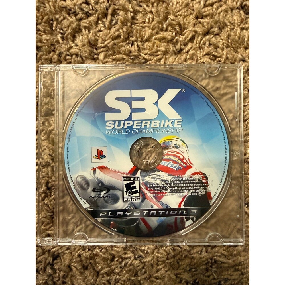 SBK Superbike World Championship (Sony Playstation 3, 2008) PS3 - Disc Only